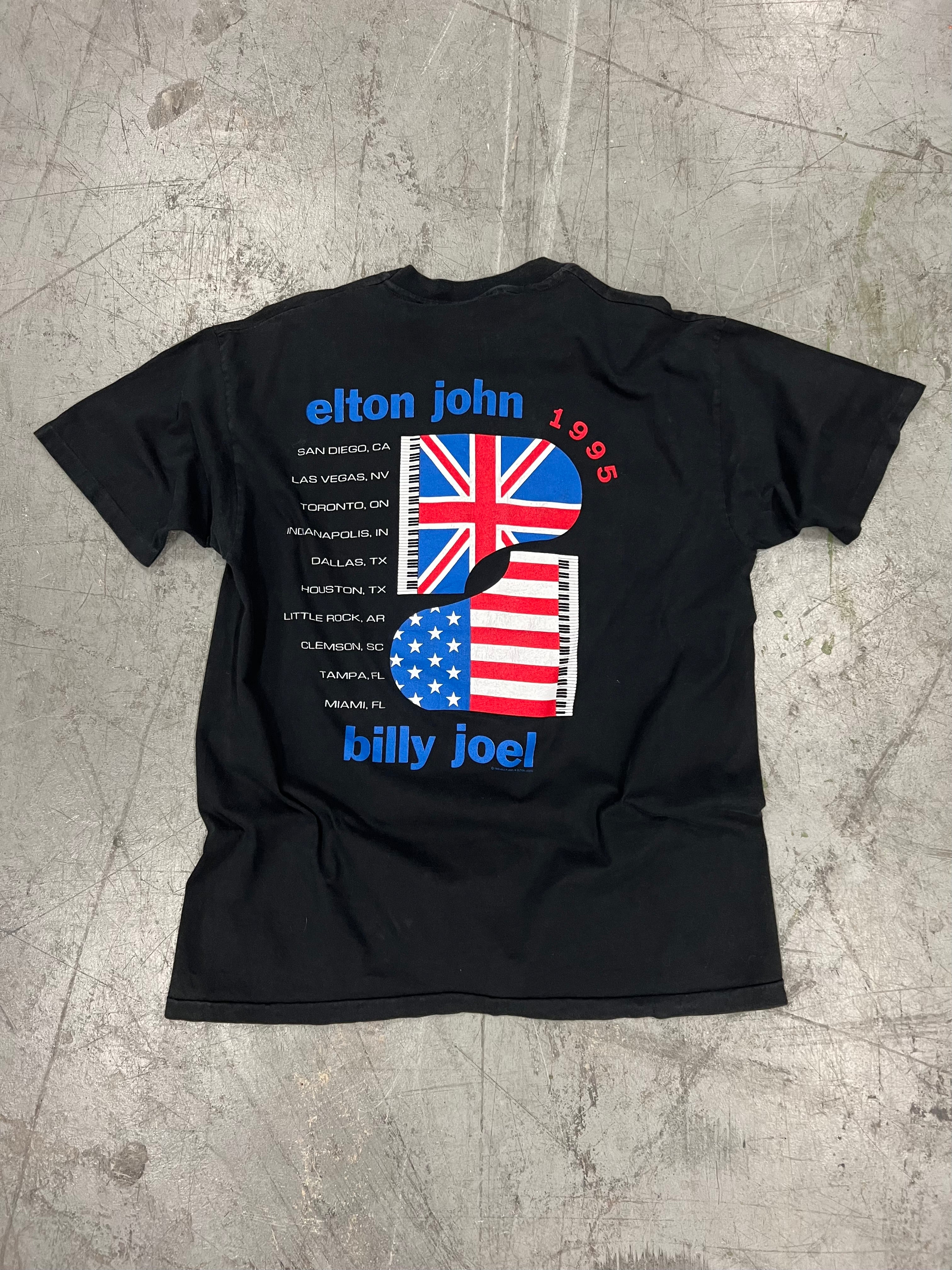 1995 Elton John X Billy Joel Tour Tee