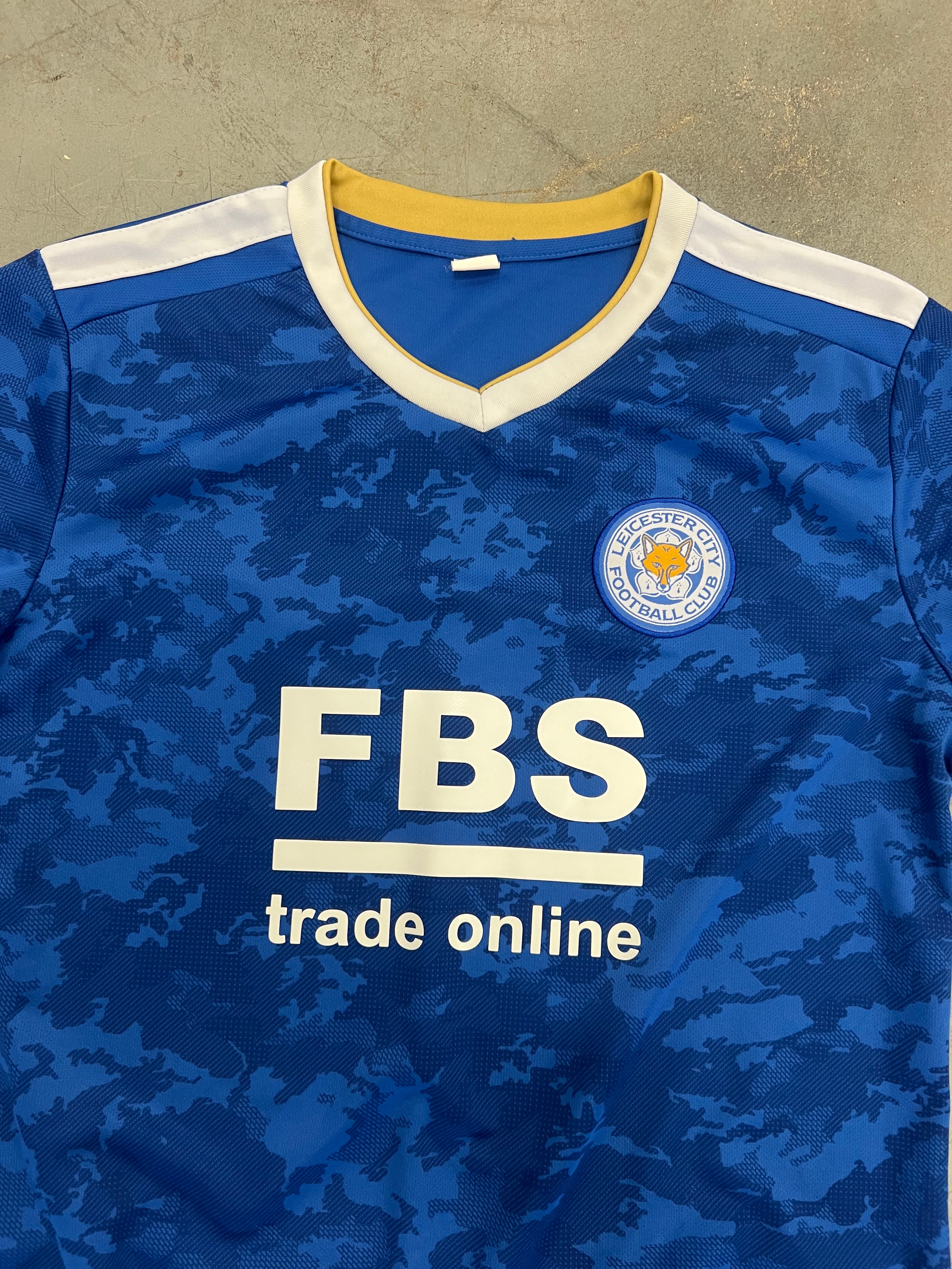 Leicester City F.C Camo Home Soccer Kit Jersey