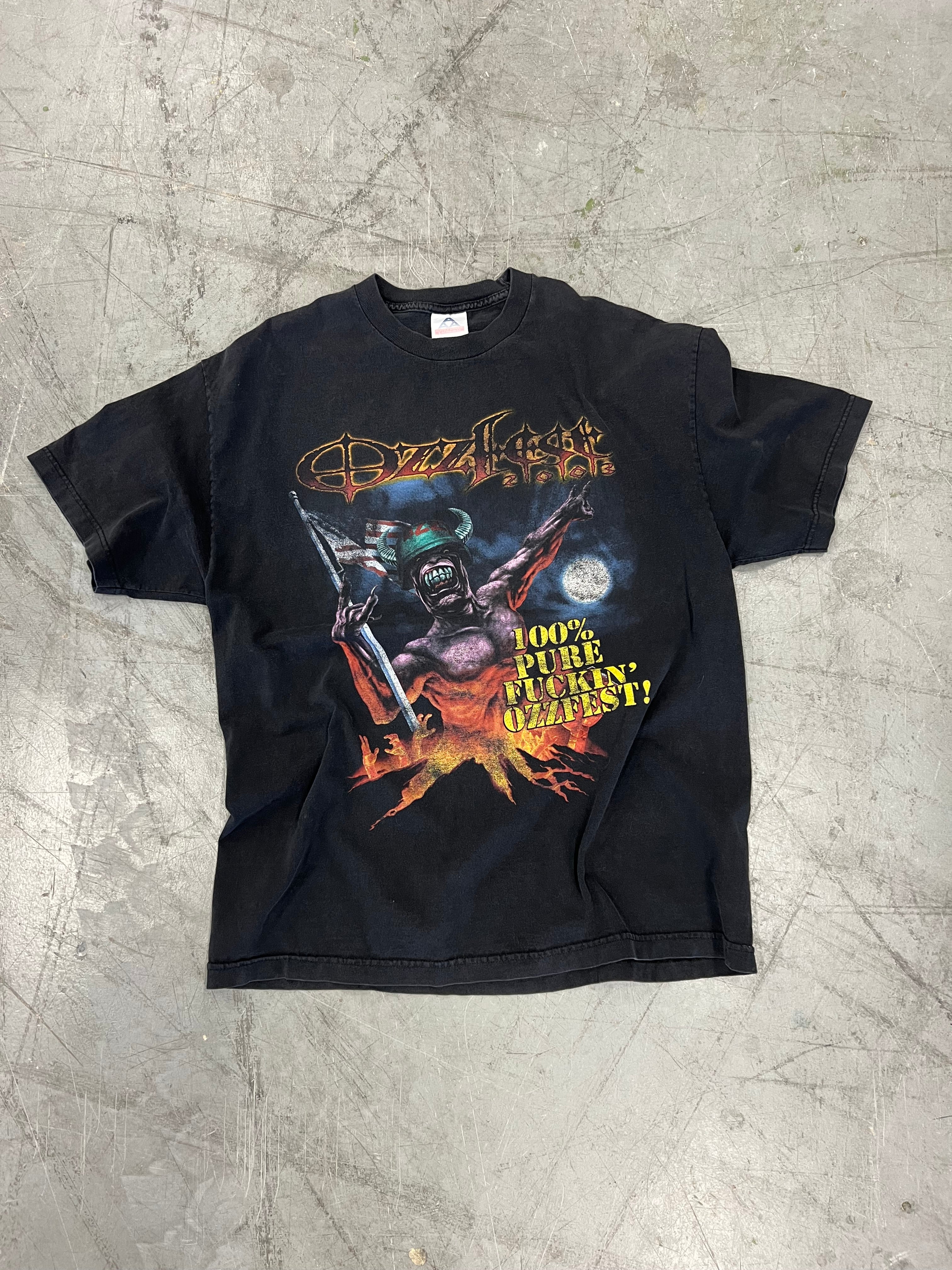 2003 Ozzy Osbourne Ozzfest Tour Tee