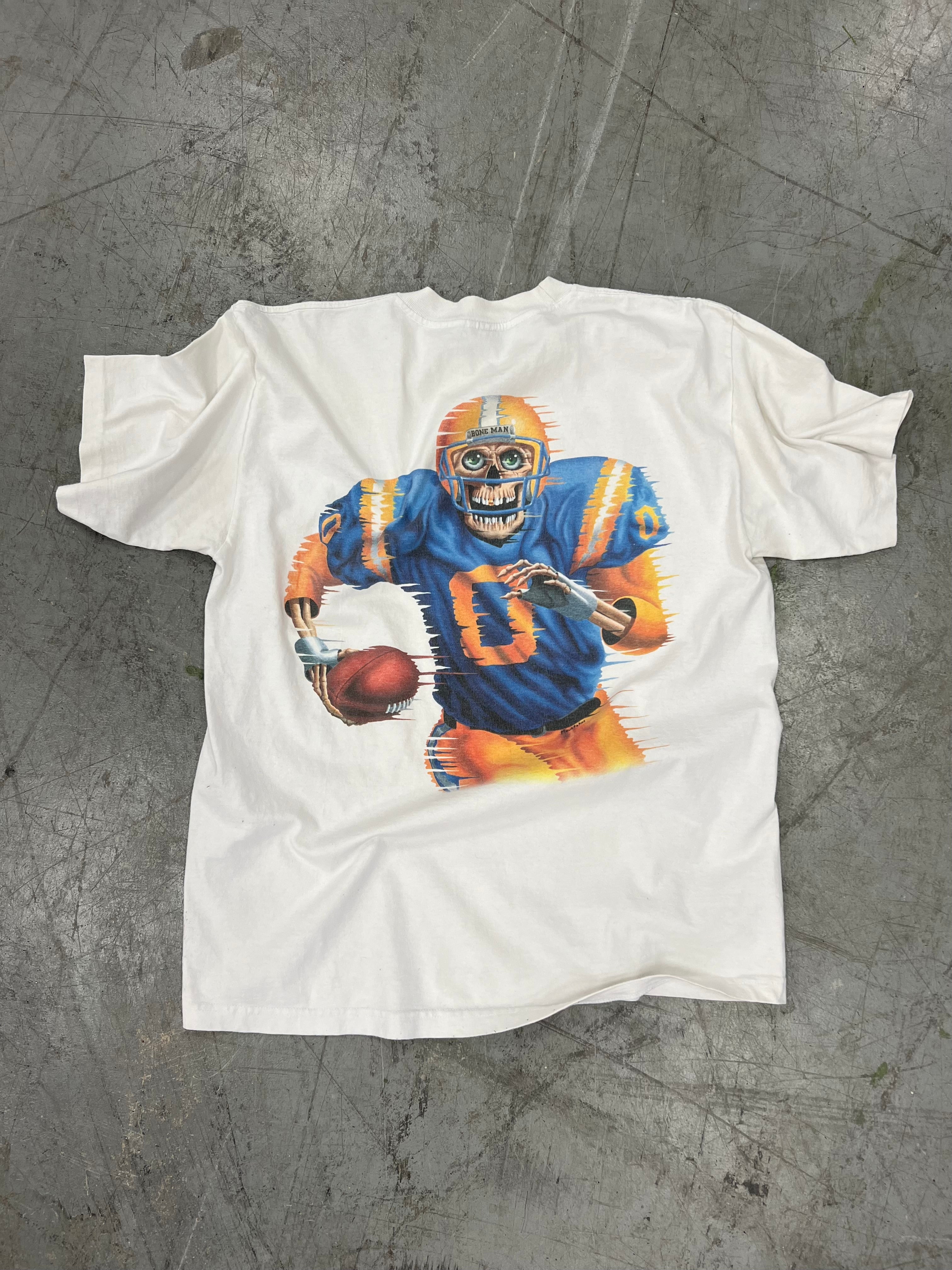 1996 Bone Man Sportswear Football Tee