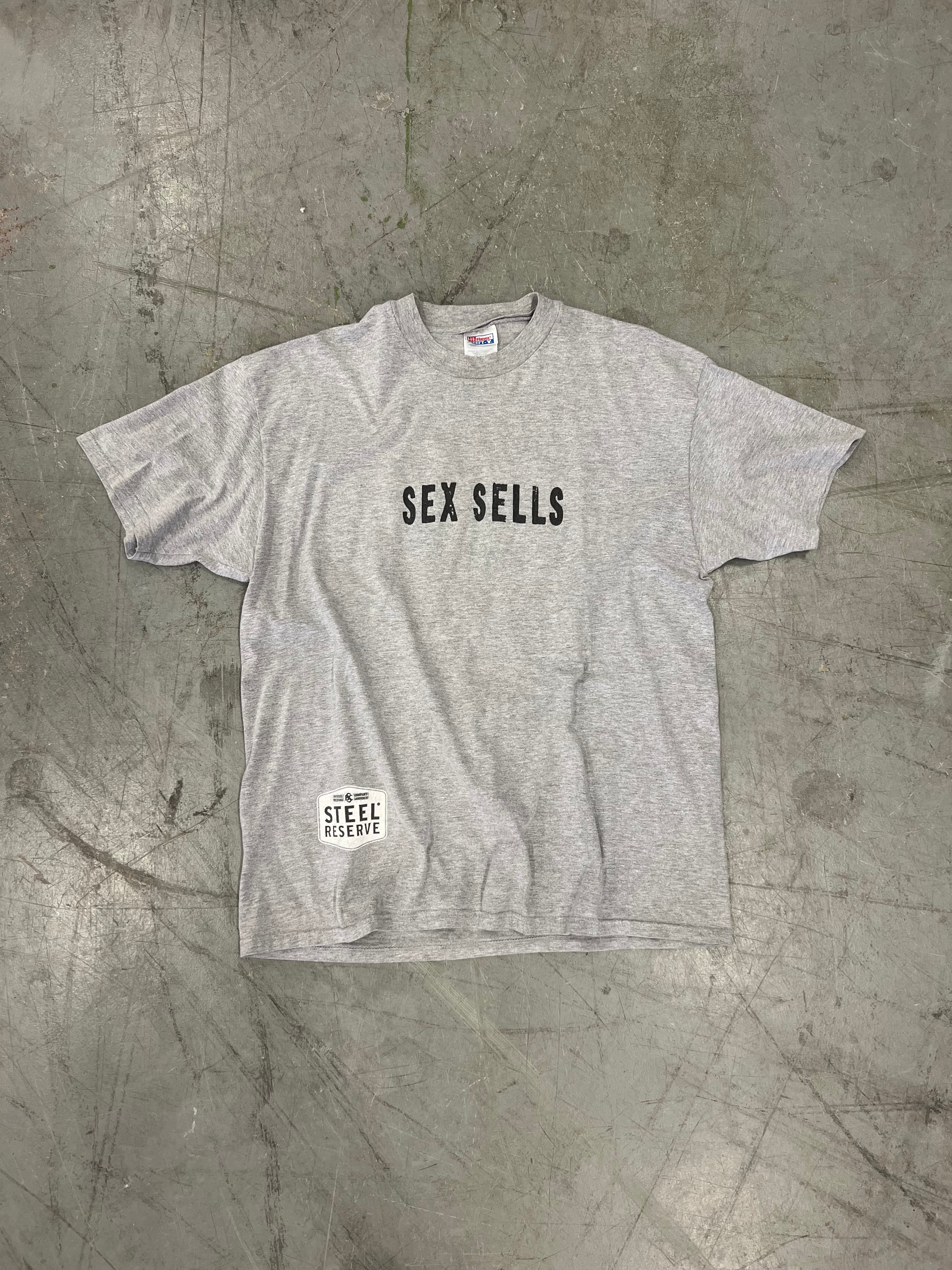 1998 Steel Reserve Malt Liquor Sex Sells Promo Tee