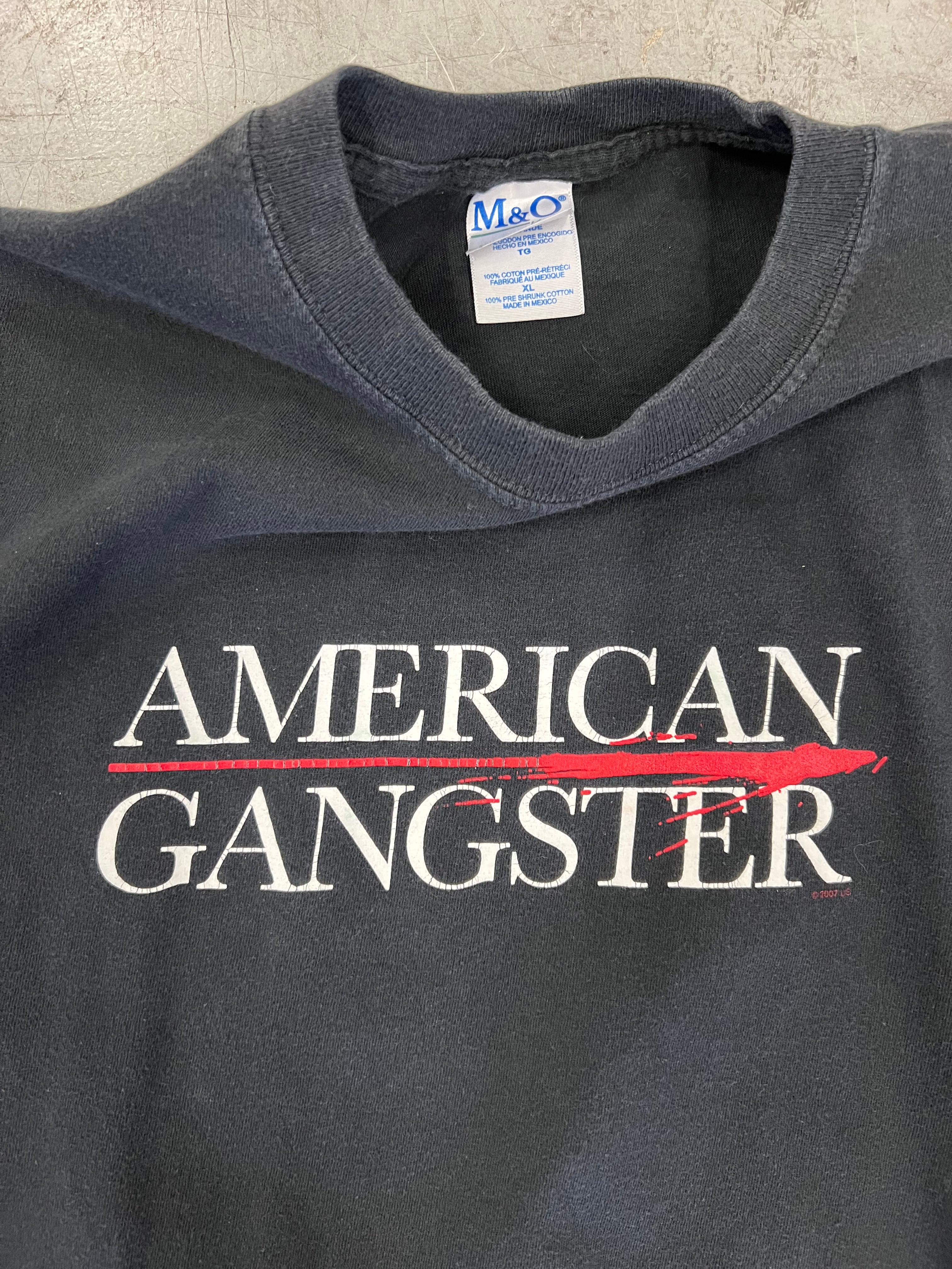 2007 American Gangster Movie Promo Tee