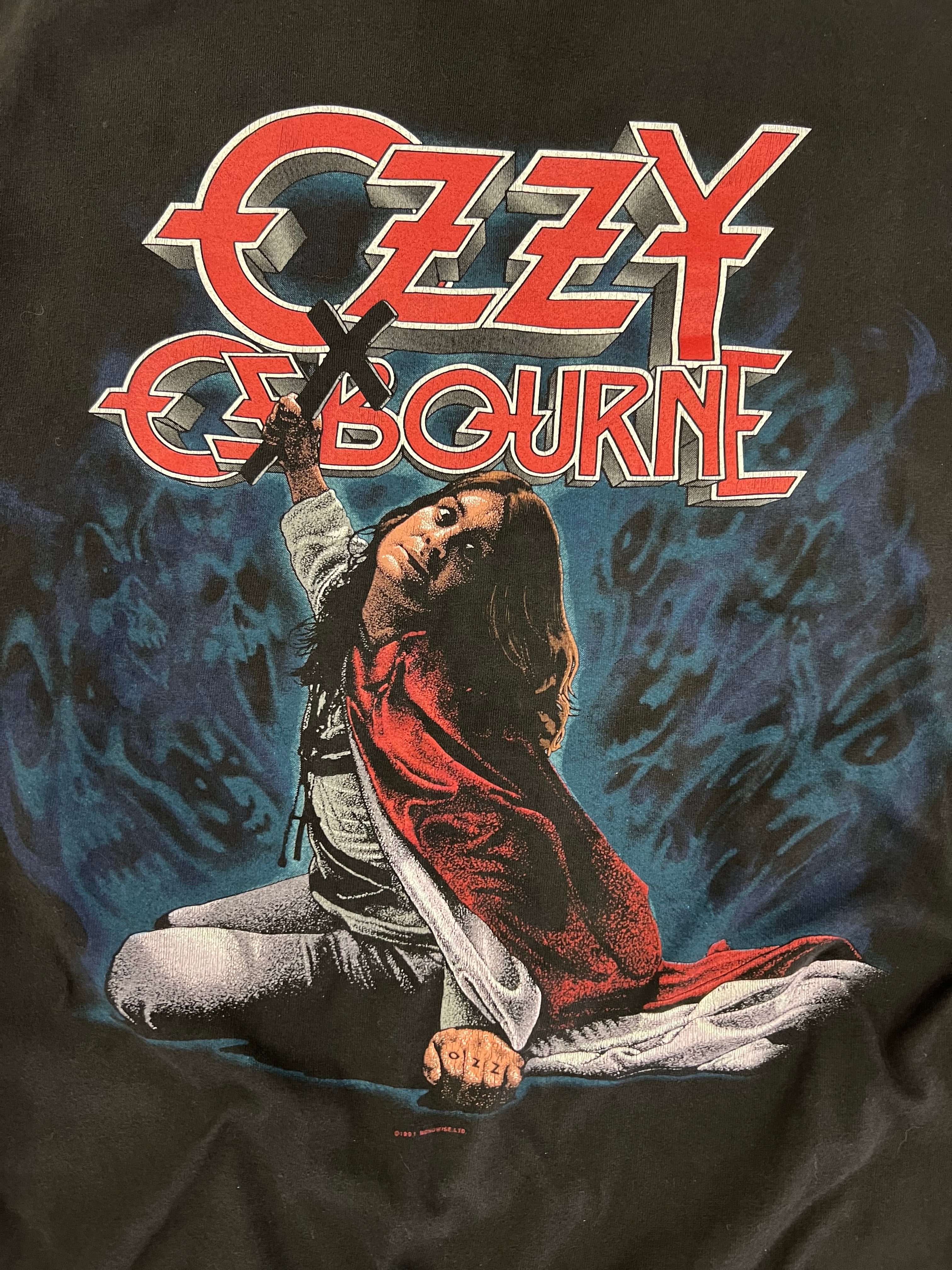 Vintage Ozzy Osbourne Blizzard Of Ozz Promo Tee