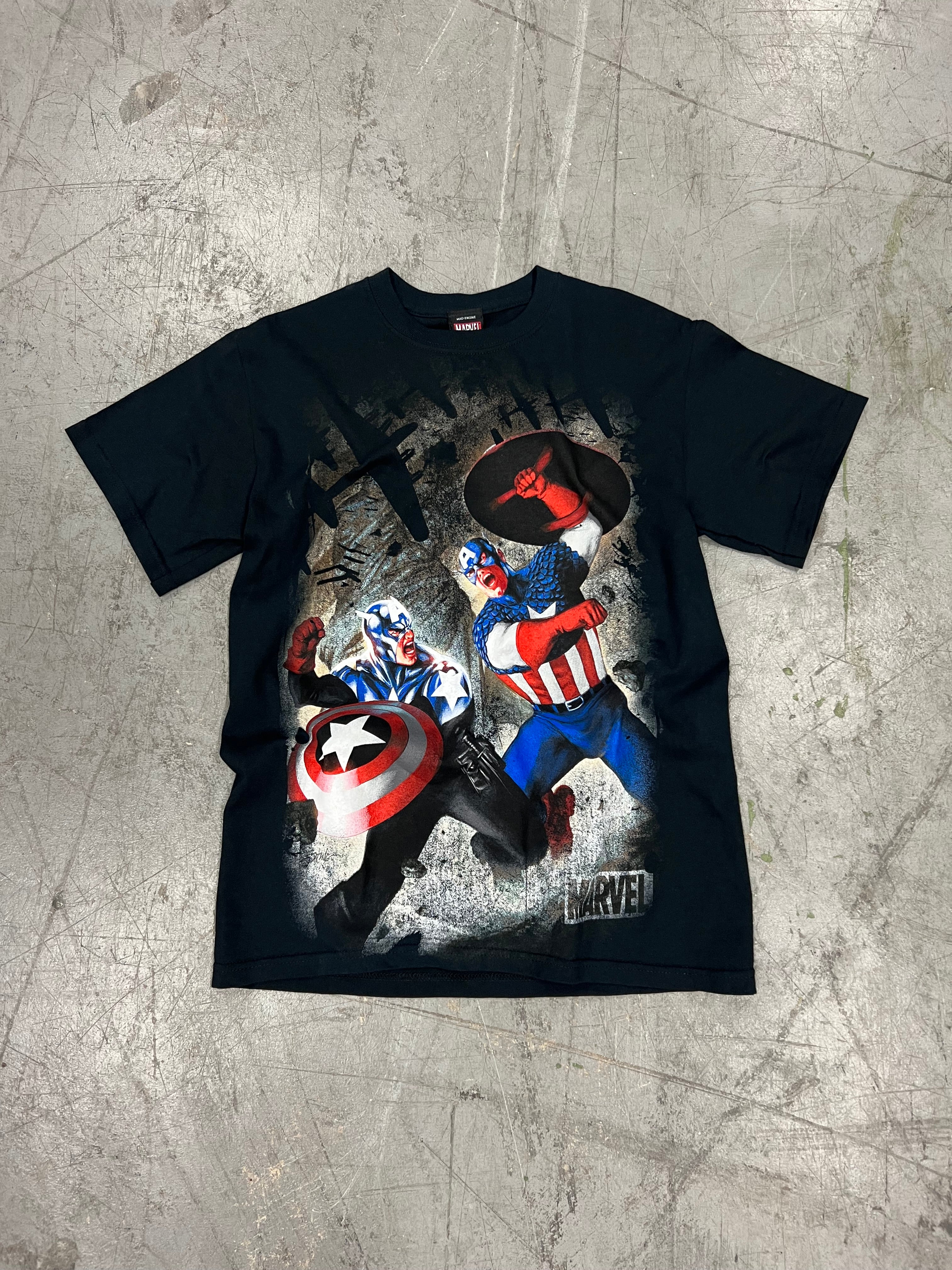 2009 Captain America Vs. Captain America Marvel Tee