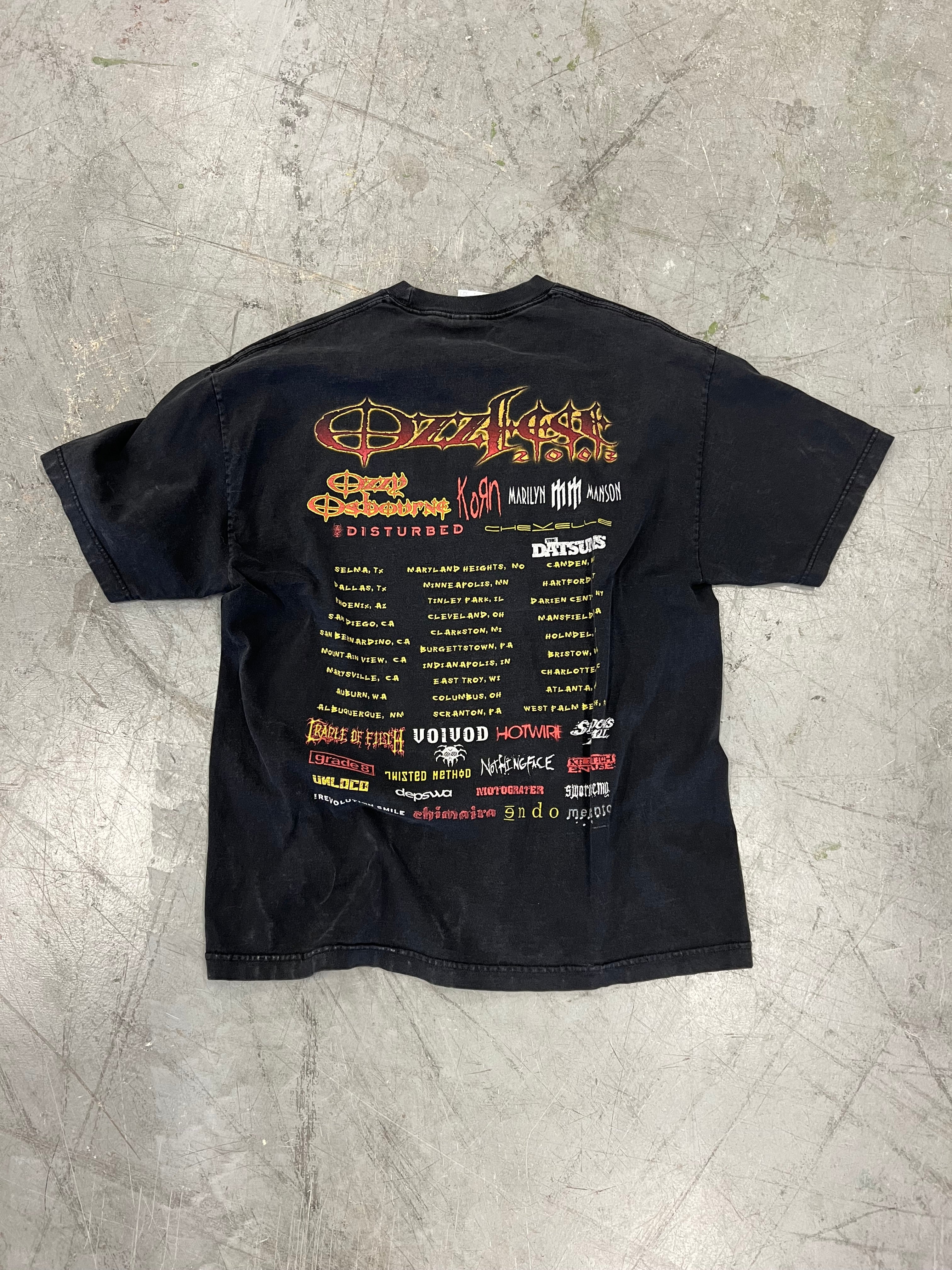 2003 Ozzy Osbourne Ozzfest Tour Tee