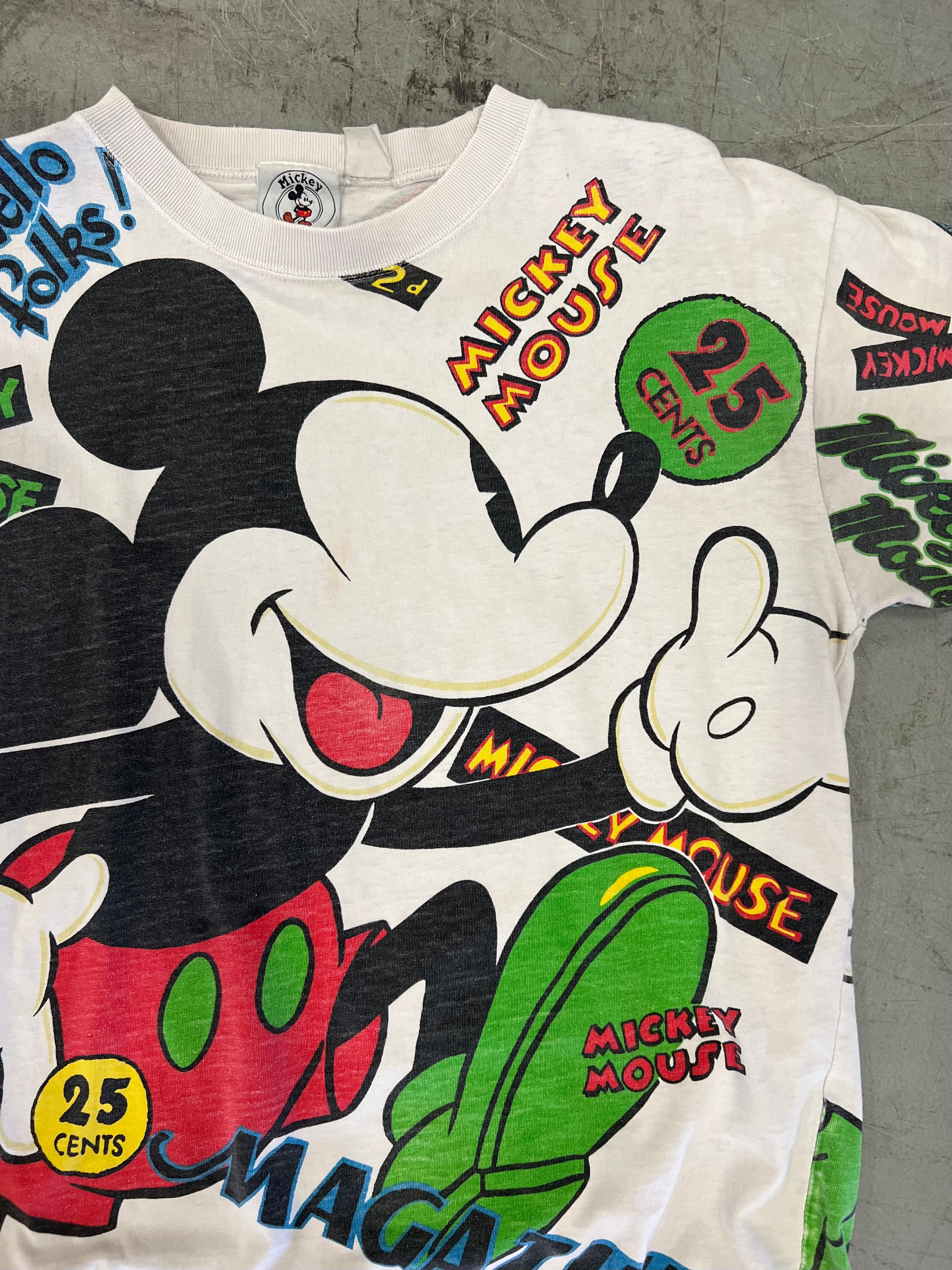 90s Mickey Mouse & Co Magazine AOP Tee