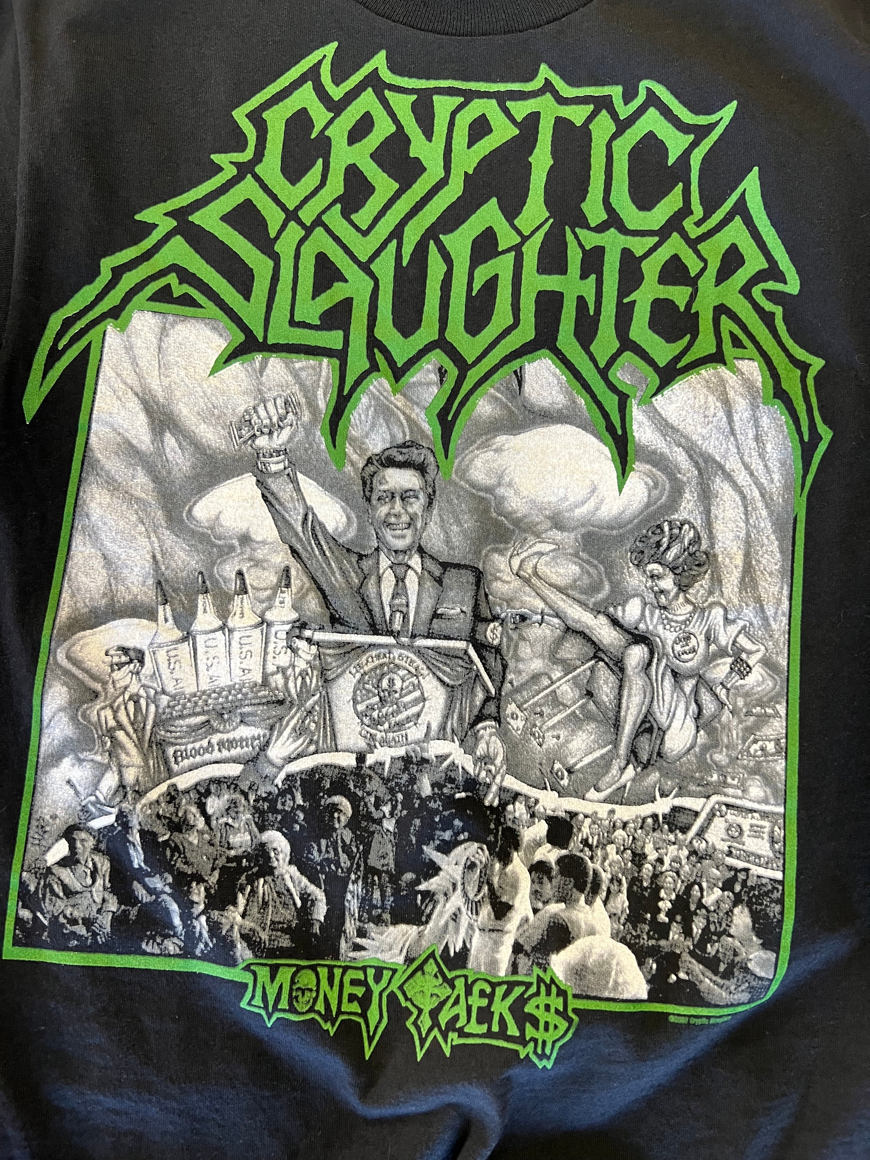 2007 Cryptic Slaughter Money Talks Band Tee