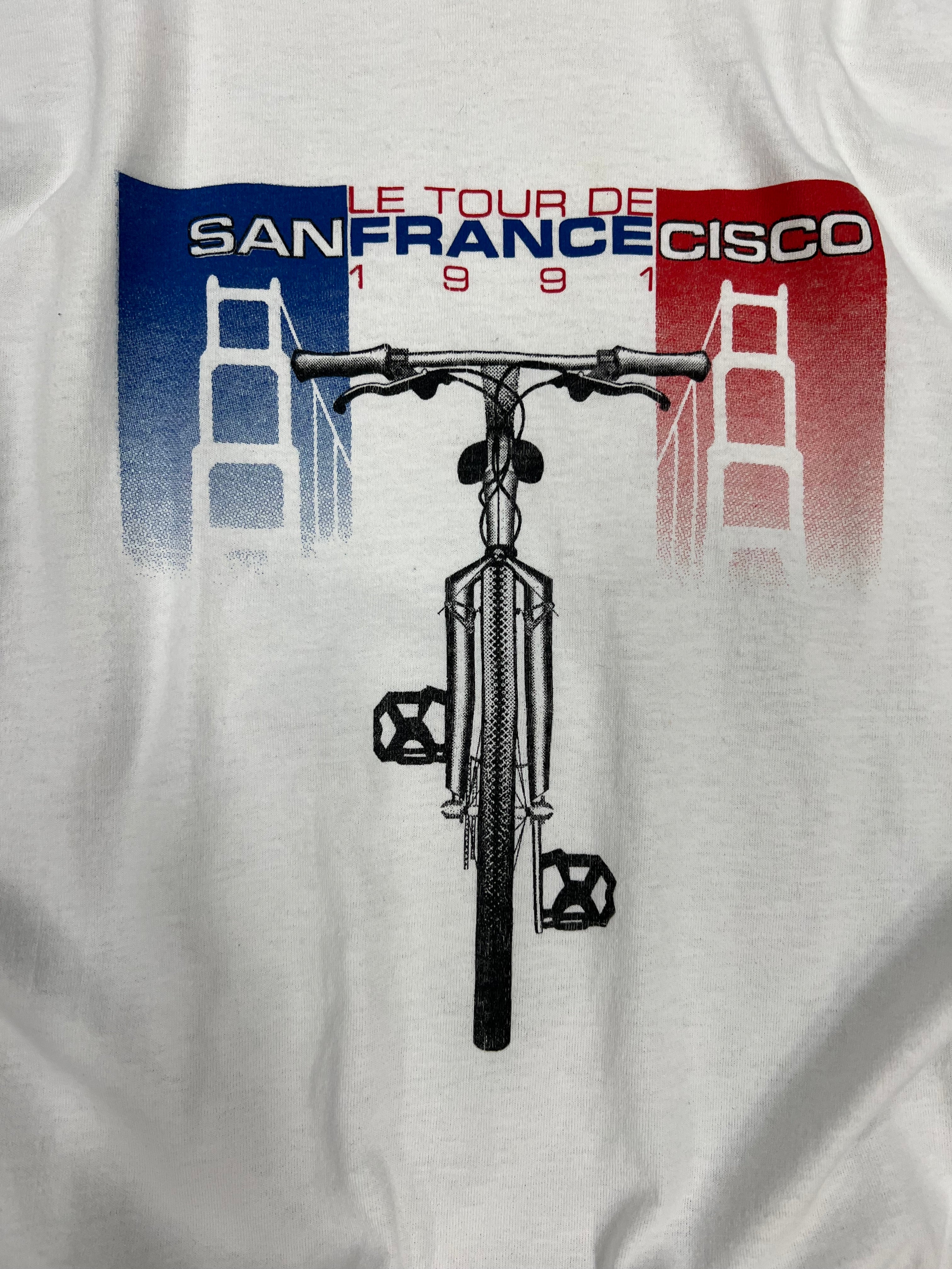 1991 Le Tour De SanFranceCisco Bicycle Tour Tee