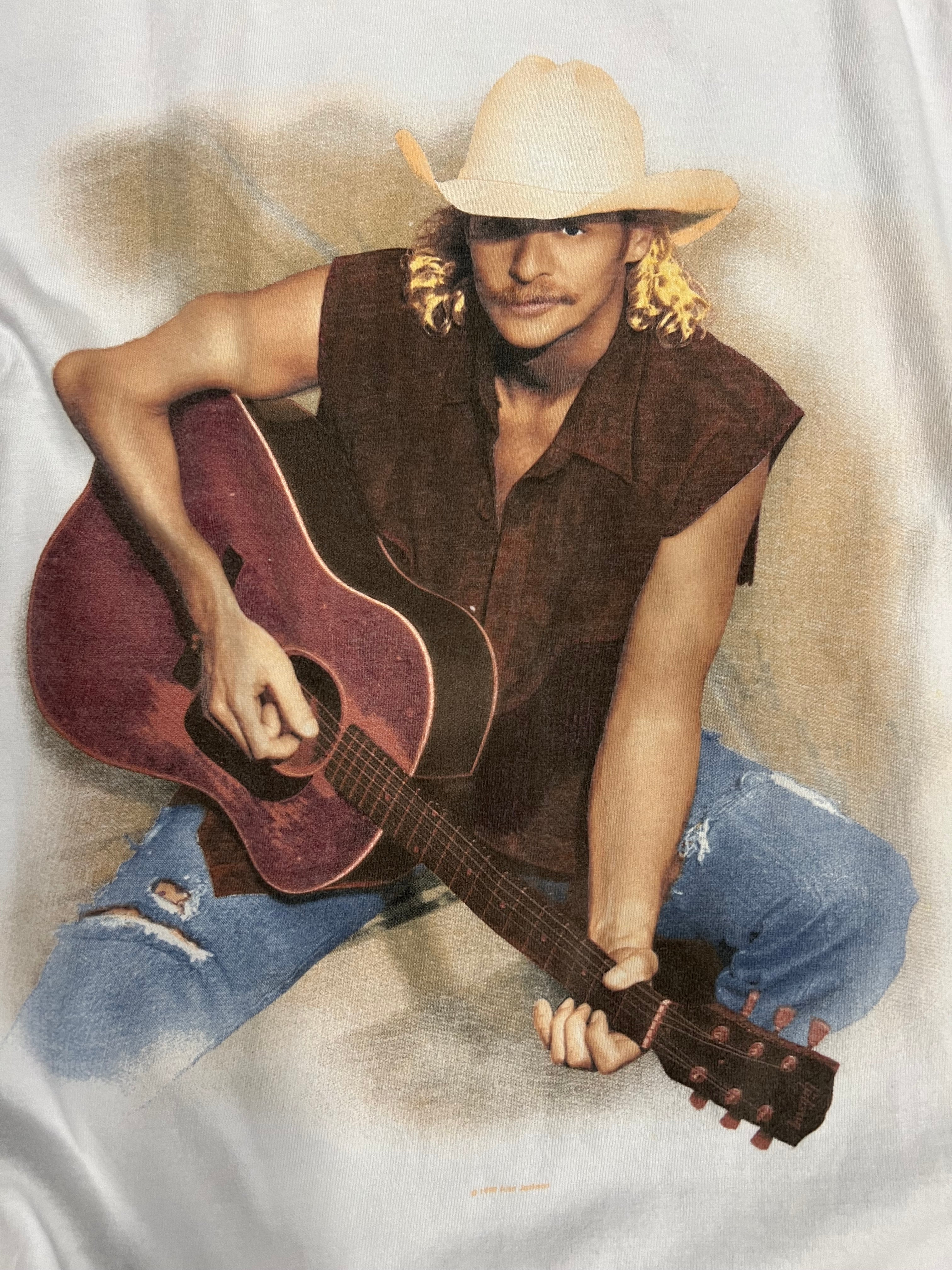 1998 Alan Jackson High Mileage Album Promo Tee