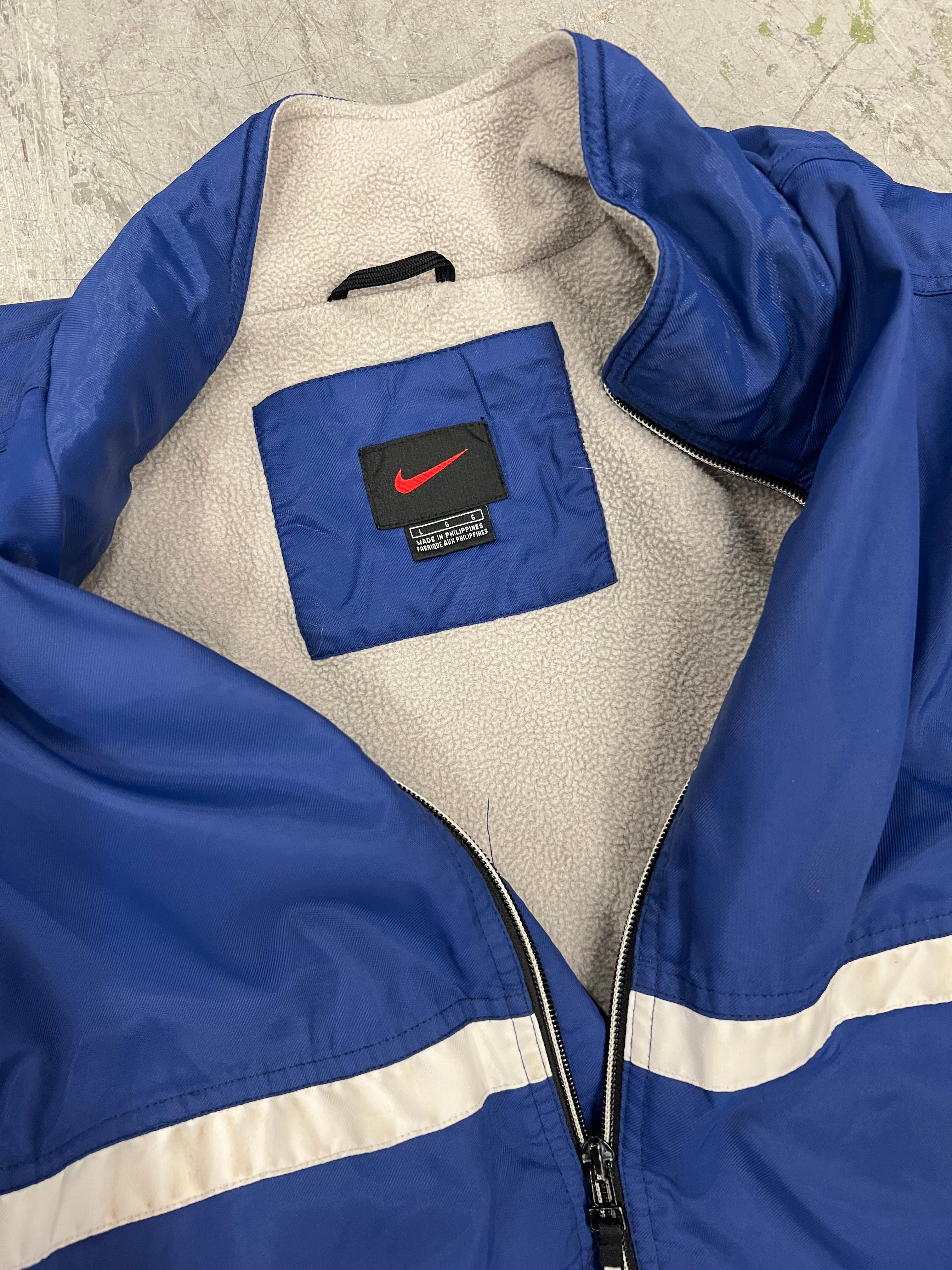 Vintage Nike Full Zip Fleece Lined Heavyweight Jacket