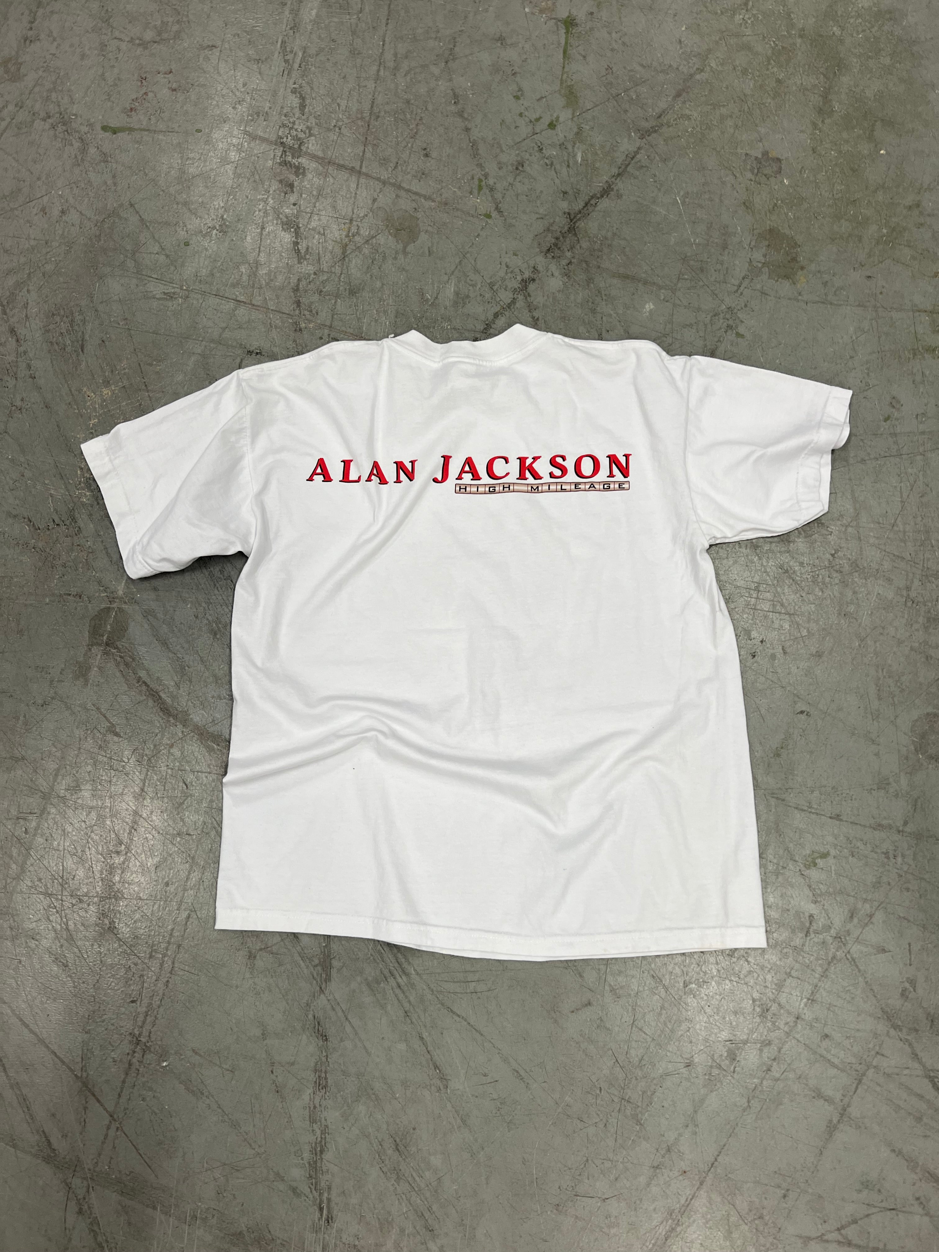 1998 Alan Jackson High Mileage Album Promo Tee