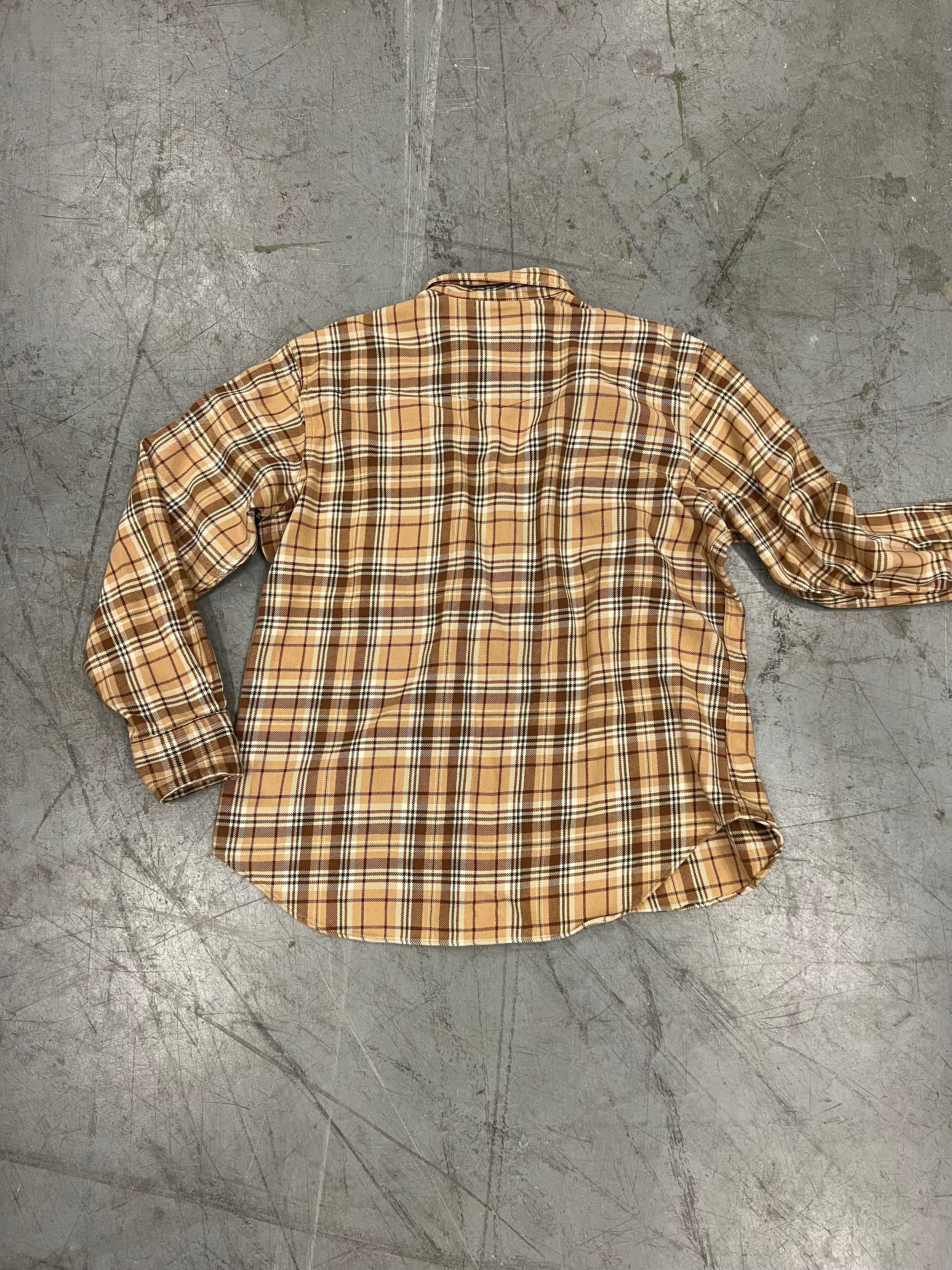 Vintage Polo Ralph Lauren Western Style Pearl Snap Flannel Shirt