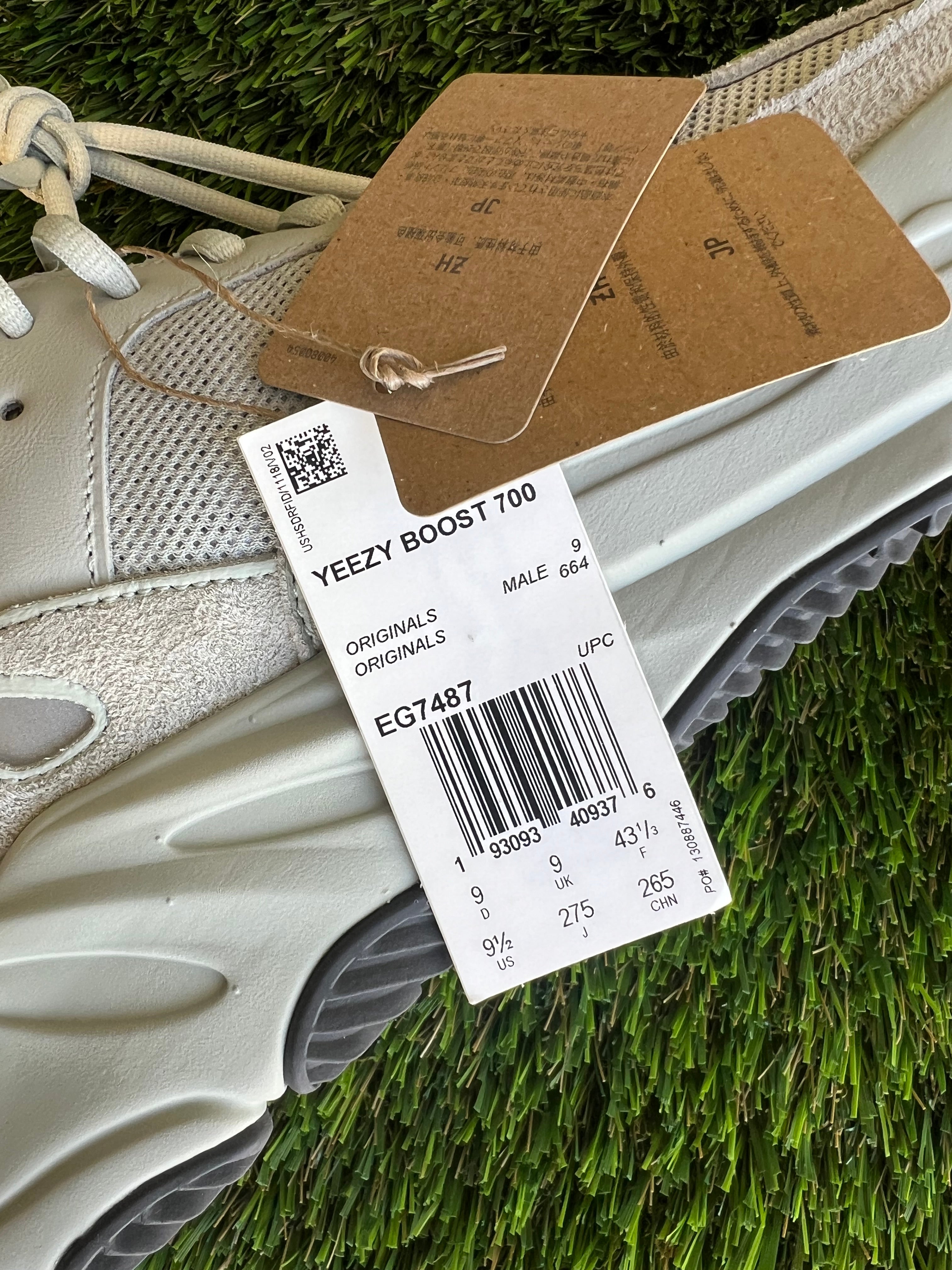 Adidas X Yeezy Boost 700 Salt Sneaker