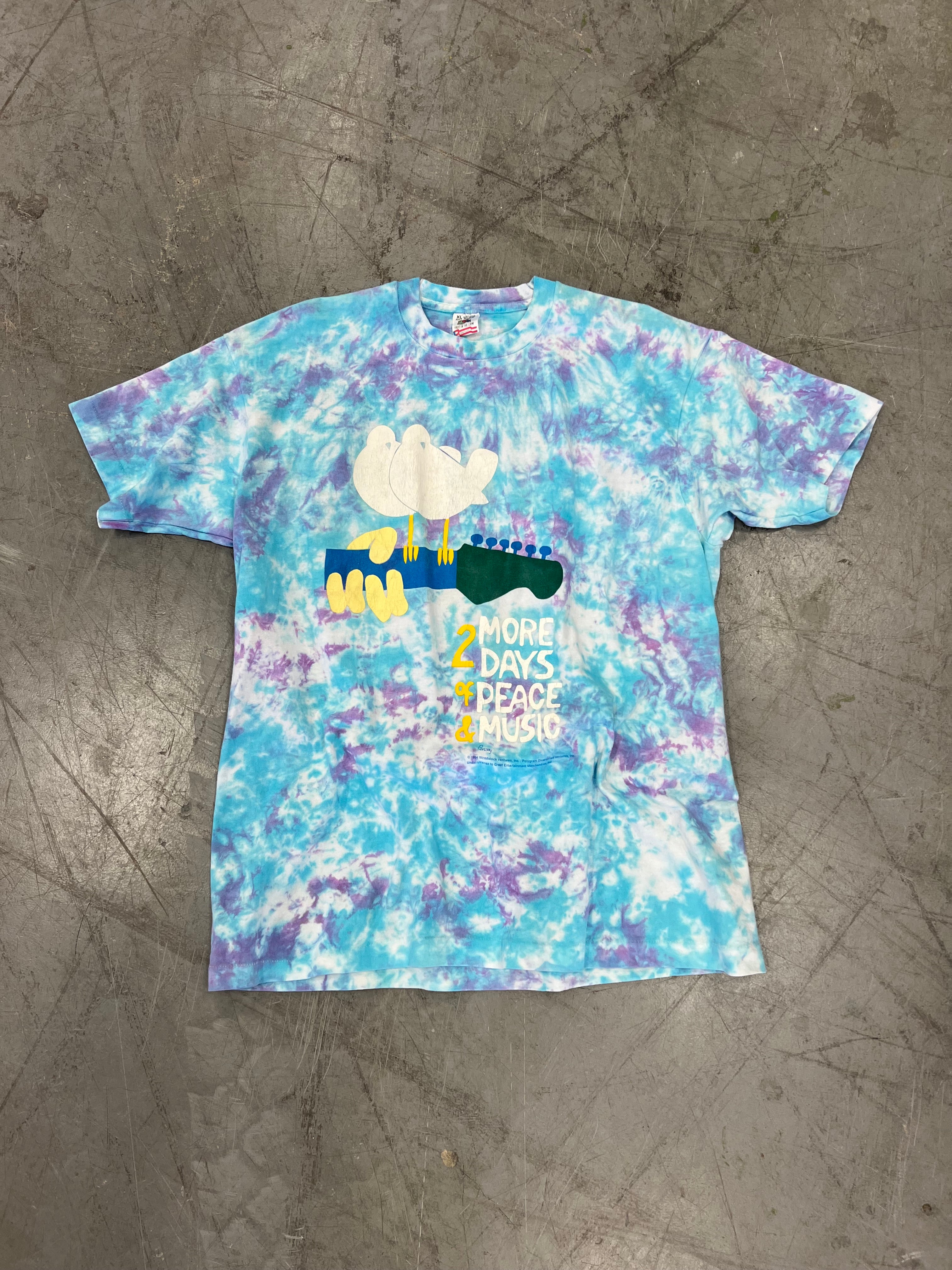 1994 Woodstock Music Festival Tie Dye Tee