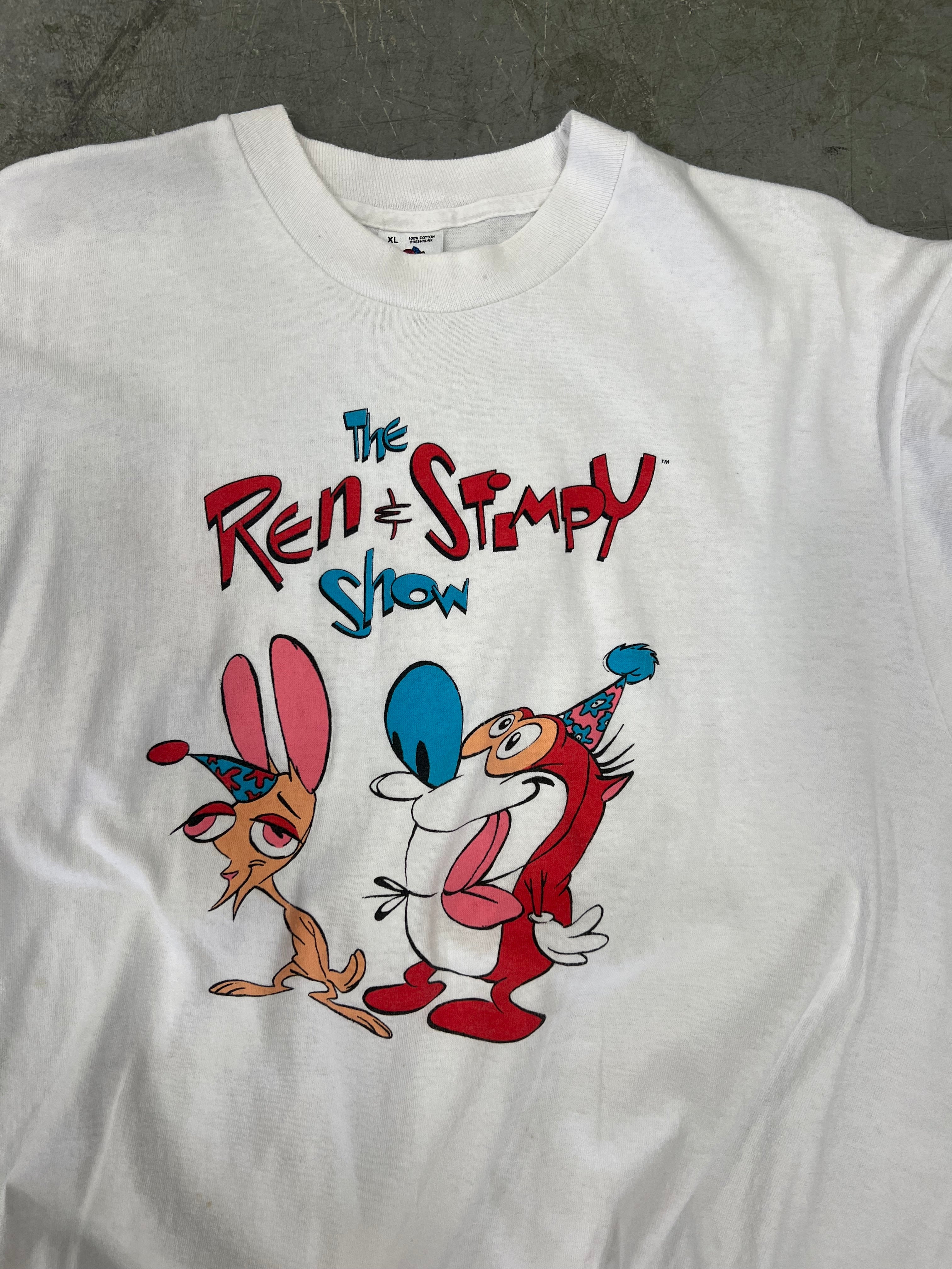 1991 Ren & Stimpy Show Nickelodeon Promo Tee