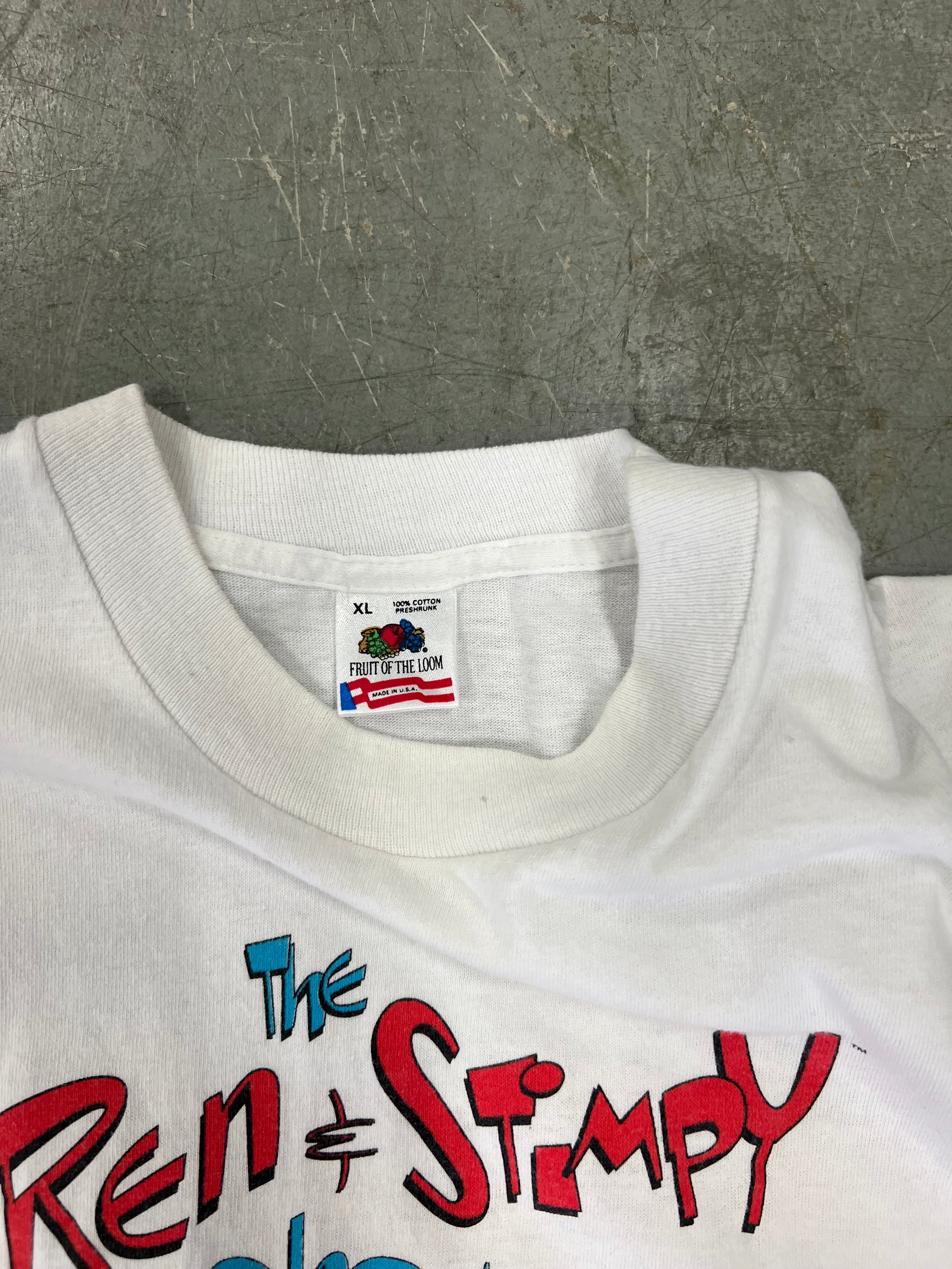 1991 Ren & Stimpy Show Nickelodeon Promo Tee