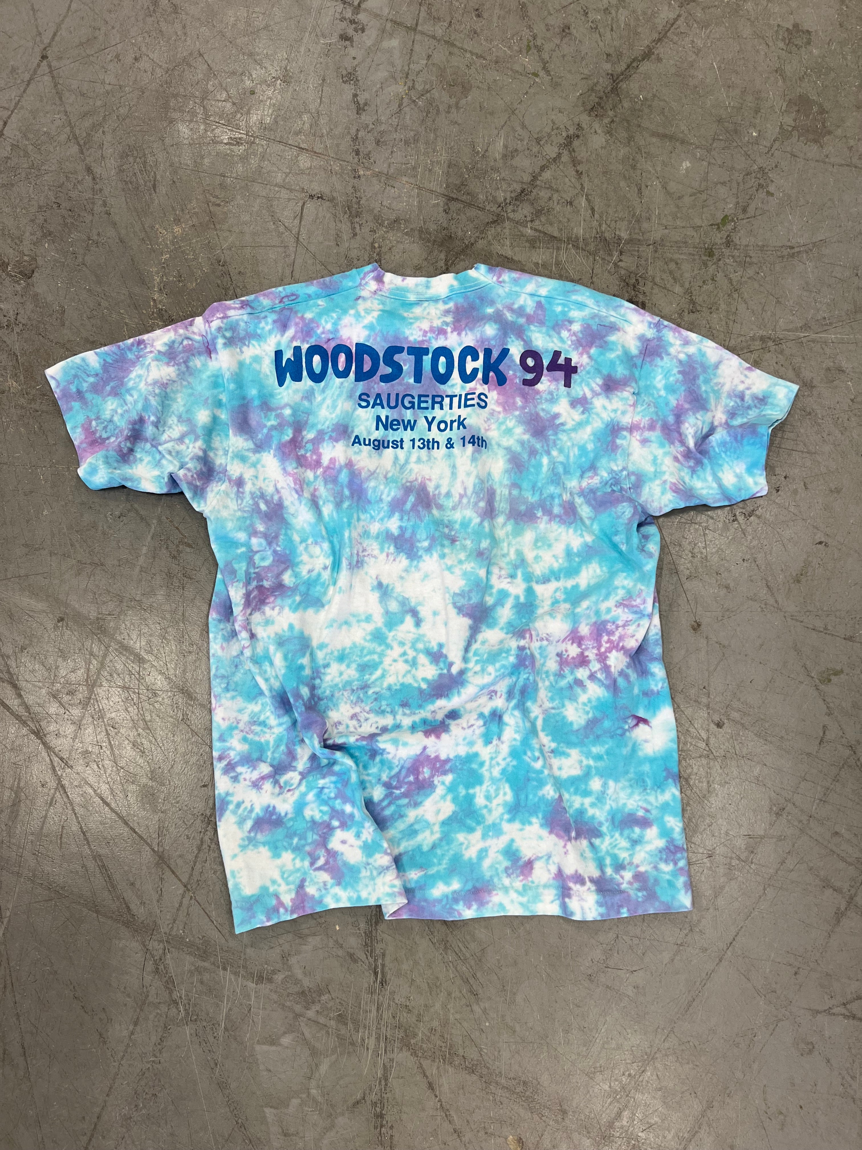 1994 Woodstock Music Festival Tie Dye Tee