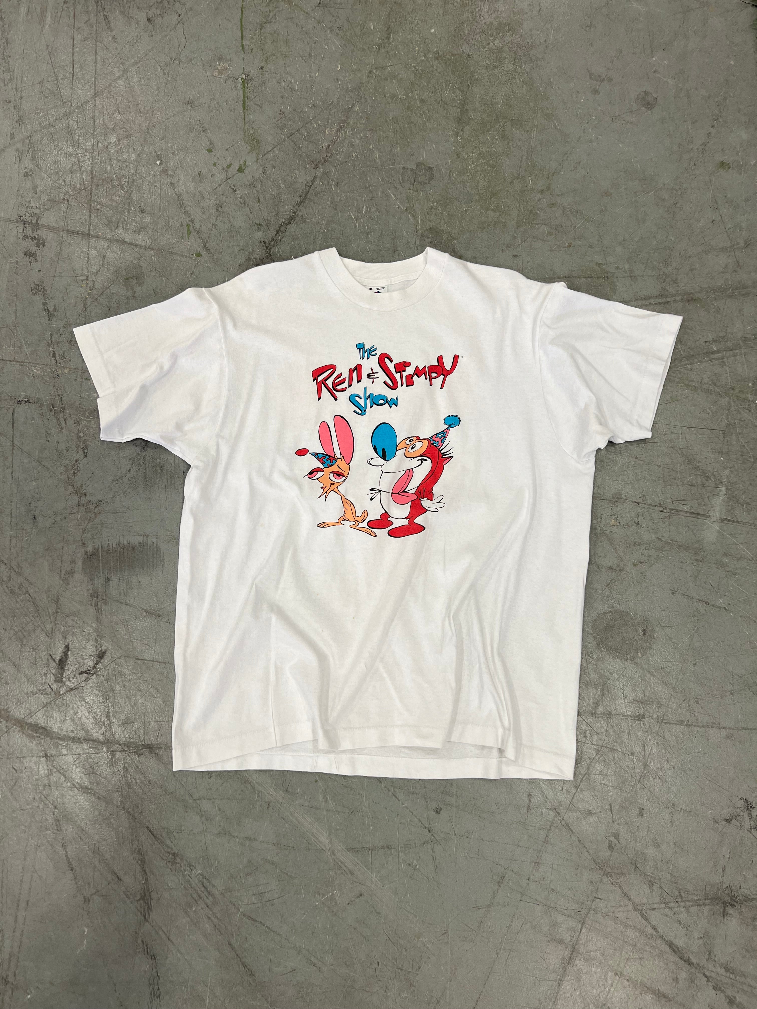 1991 Ren & Stimpy Show Nickelodeon Promo Tee