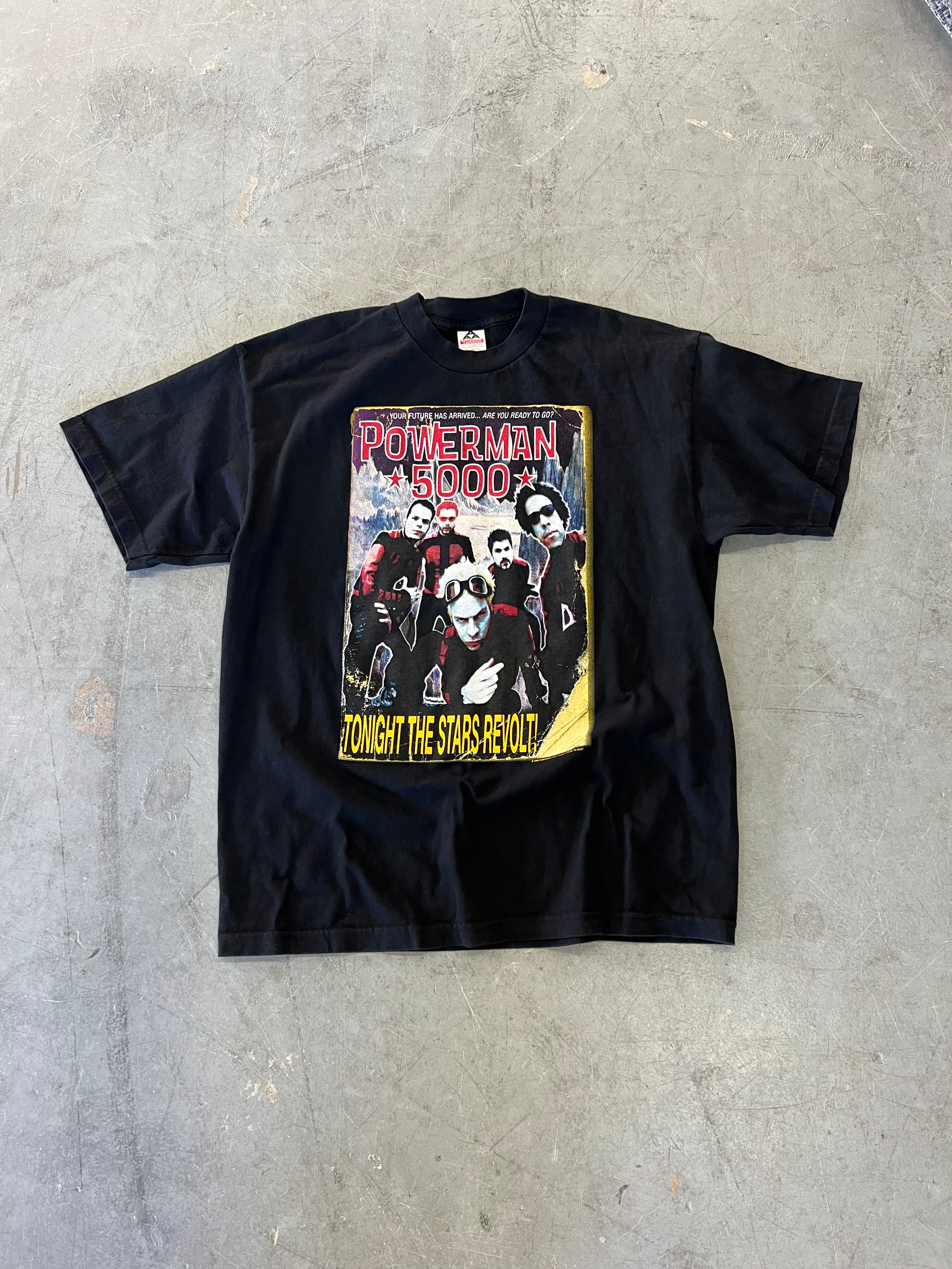 1999 Powerman 5000 Tonight The Stars Revolt Tour Tee