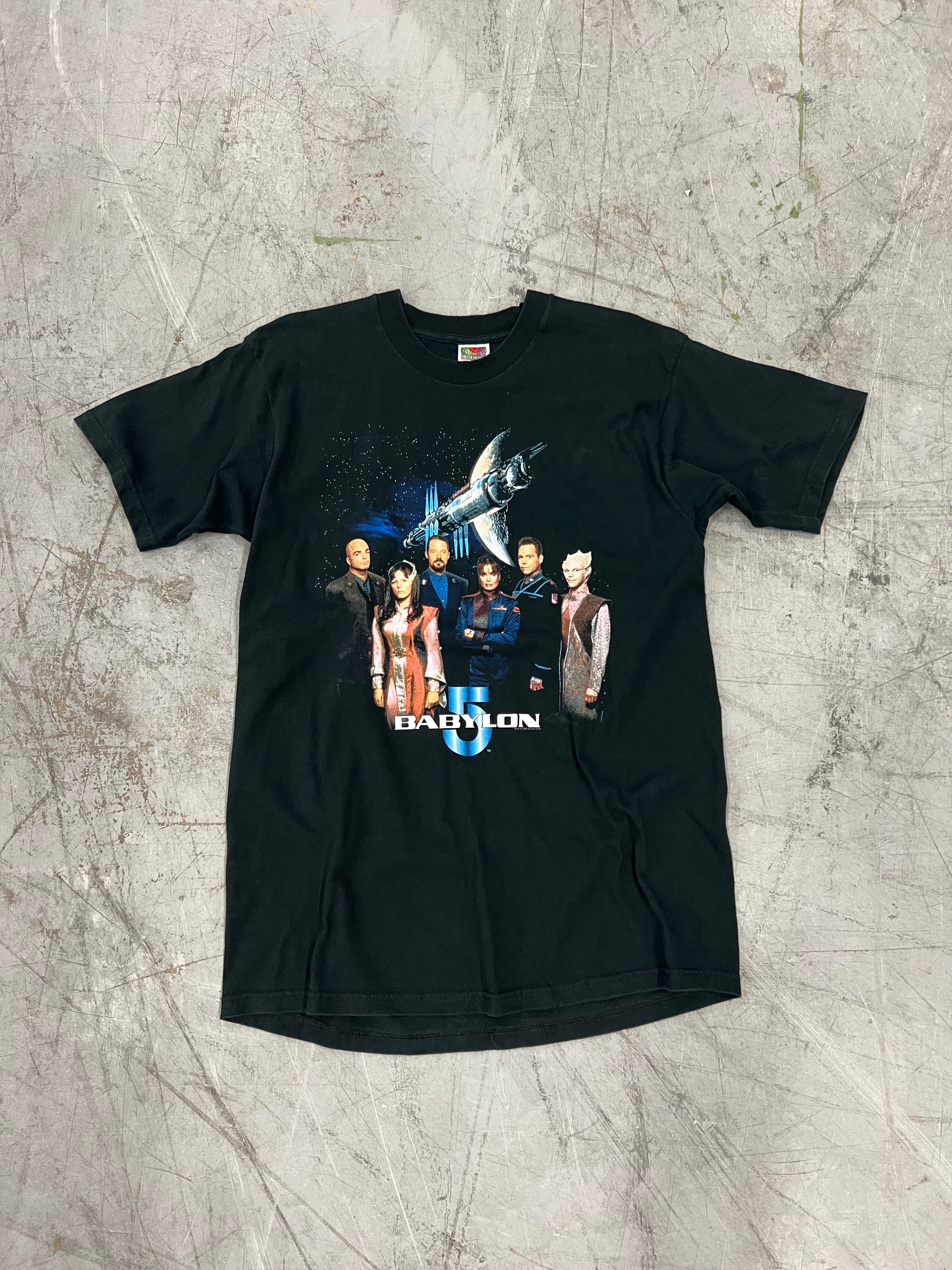 1998 Warner Bros Babylon 5 Movie Promo Tee