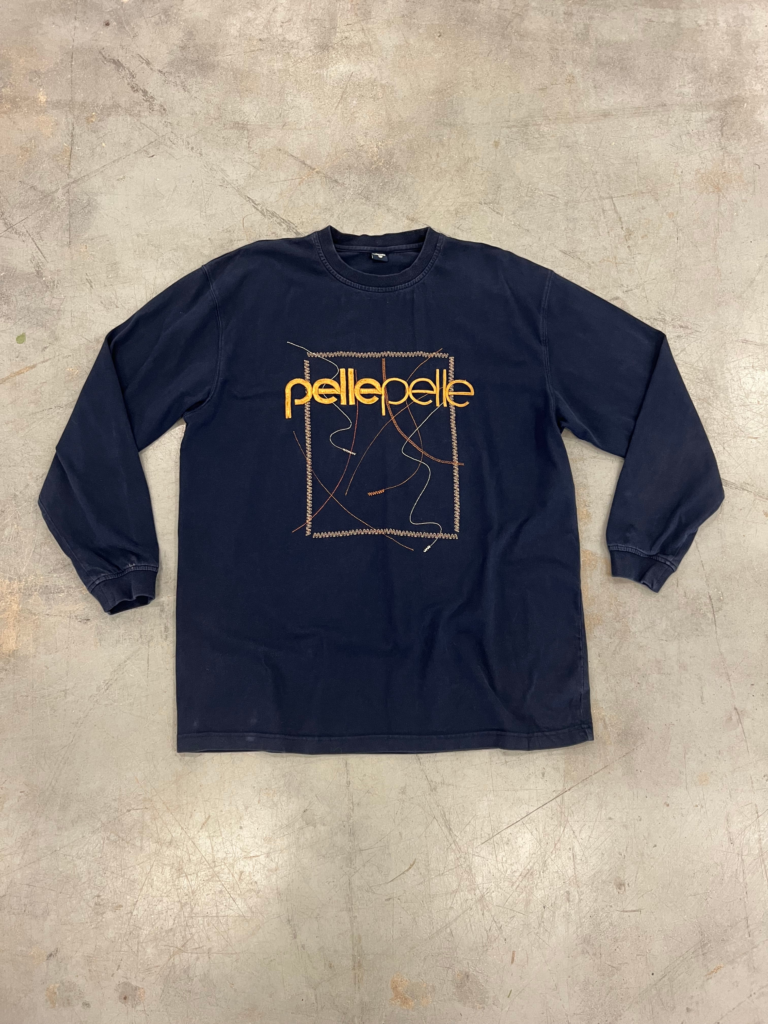 Vintage Pelle Pelle Embroidered Long Sleeve Tee